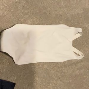 Aritzia Wilfred Free Bodysuit with cross-back